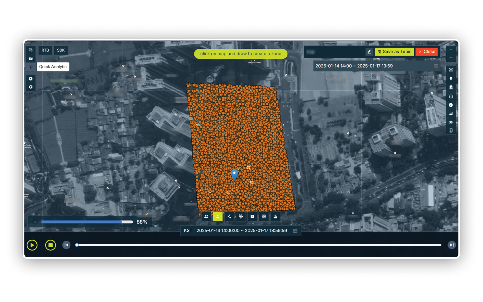 AI Location Based Footprint – HansungTechnology
